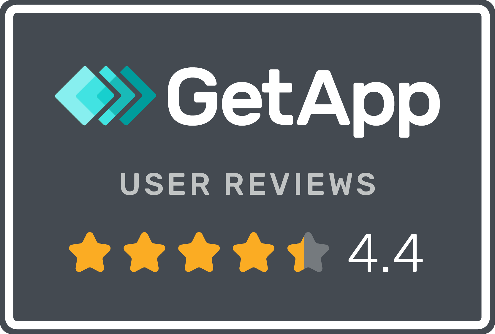 Opiniones de los usuarios de GetApp 4.4