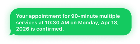 SMS de confirmación de cita