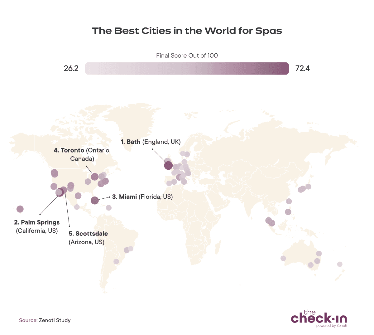 Best cities for spas in the world 2025