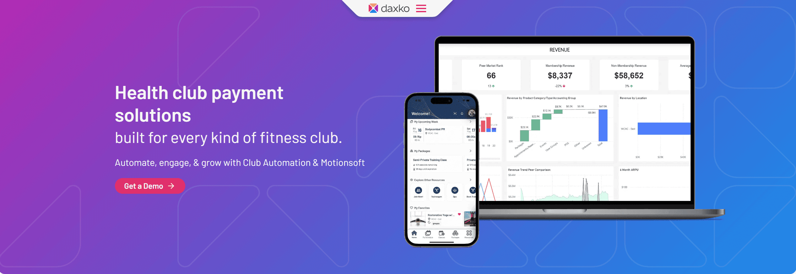 Club Automation website