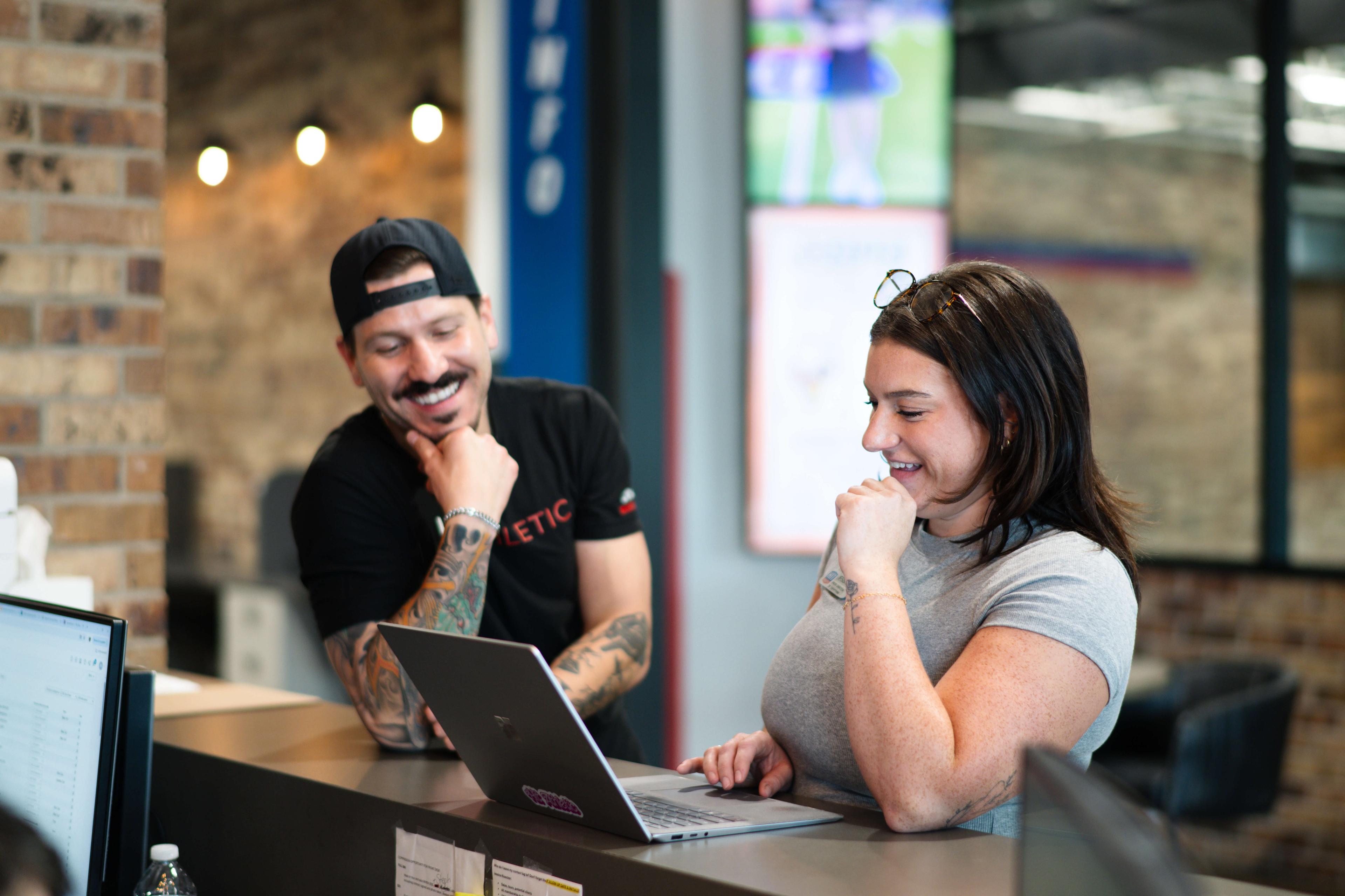 Fitness front desk tracking