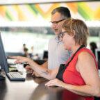 Wellness business owners improving ads