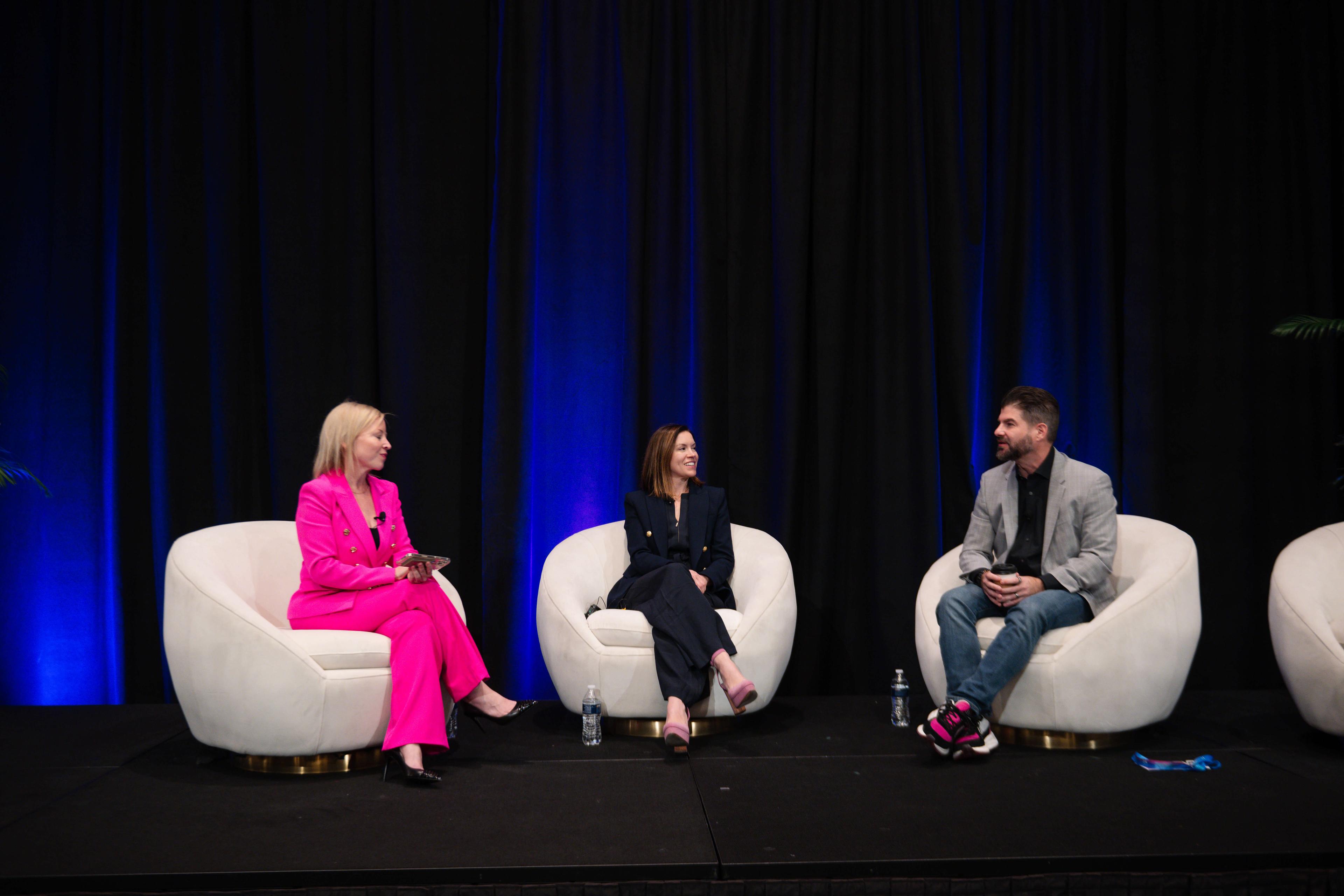 Wellness experts on stage at Innergize 2024