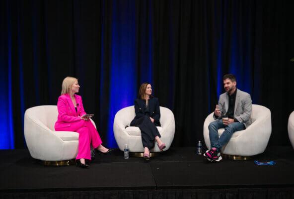 Wellness experts on stage at Innergize 2024