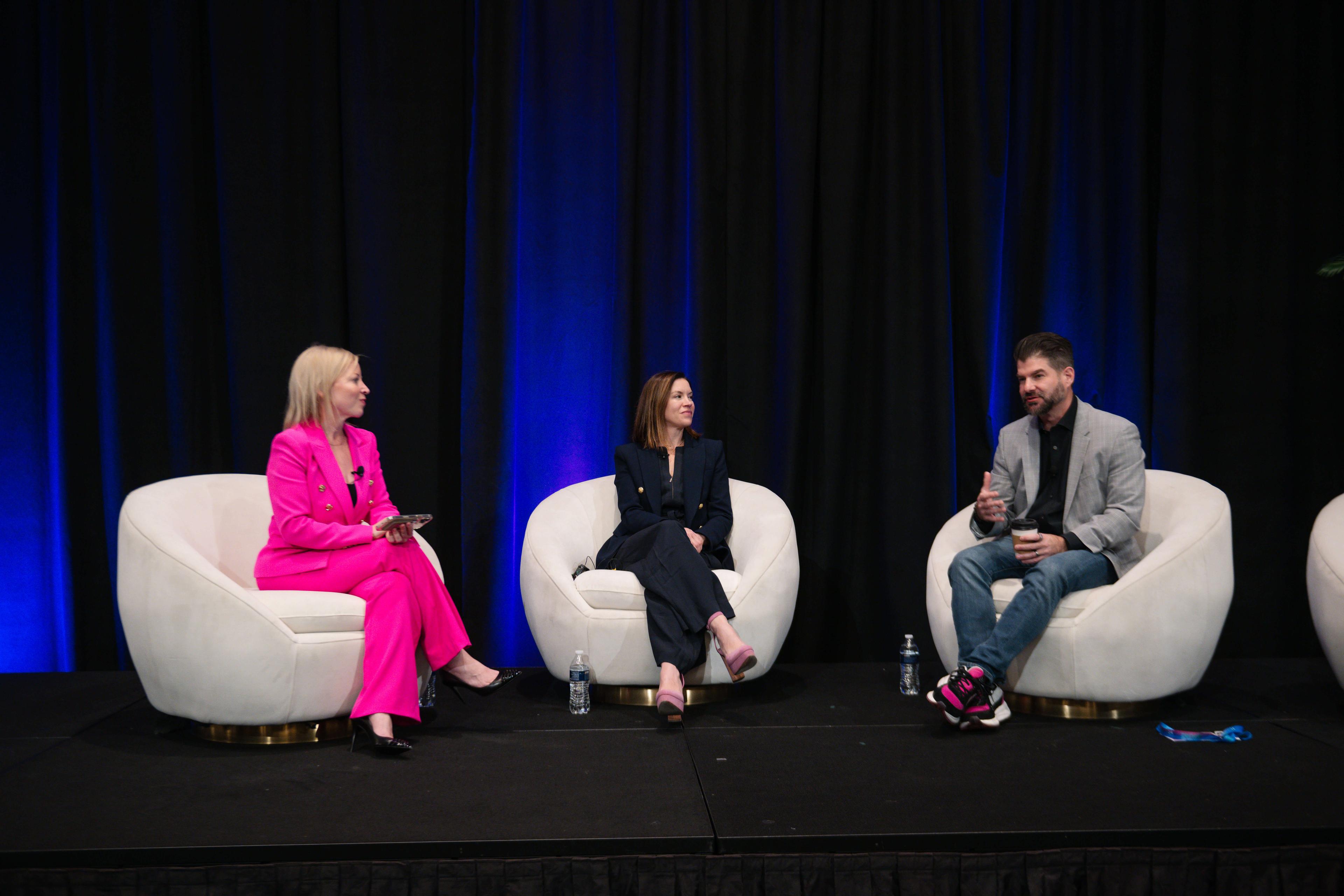 Wellness experts on stage at Innergize 2024