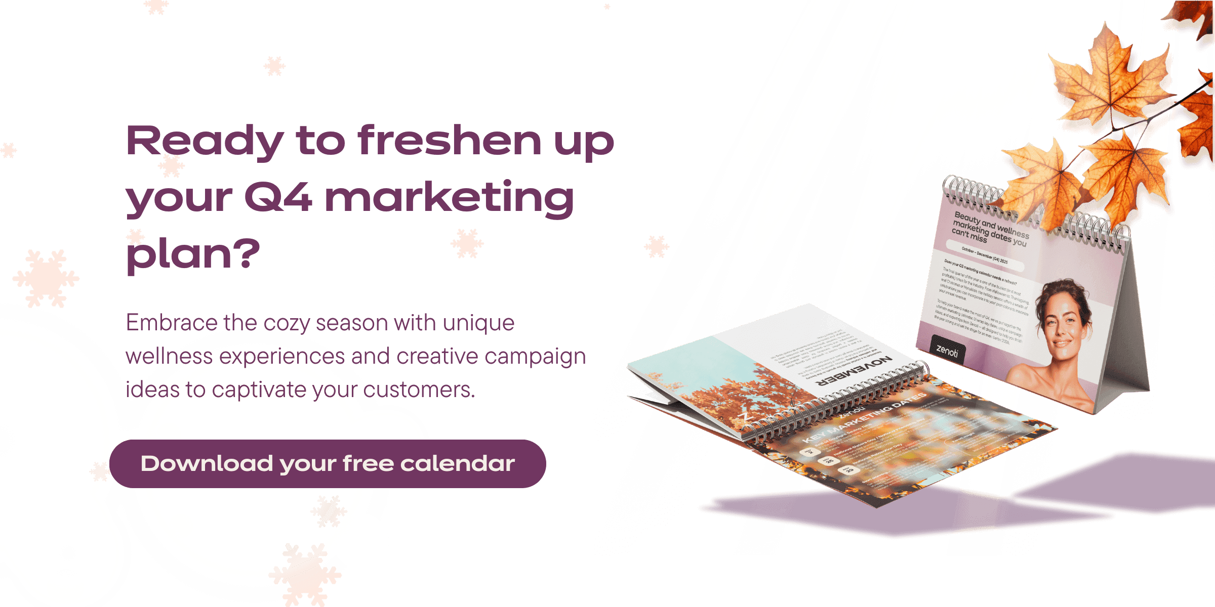 Download your free calendar for Q4 2025 marketing