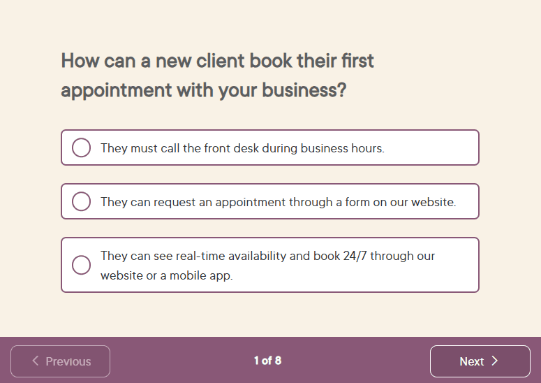Picture of a quiz on Gen Z readiness