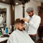 Barbershop during Father's Day