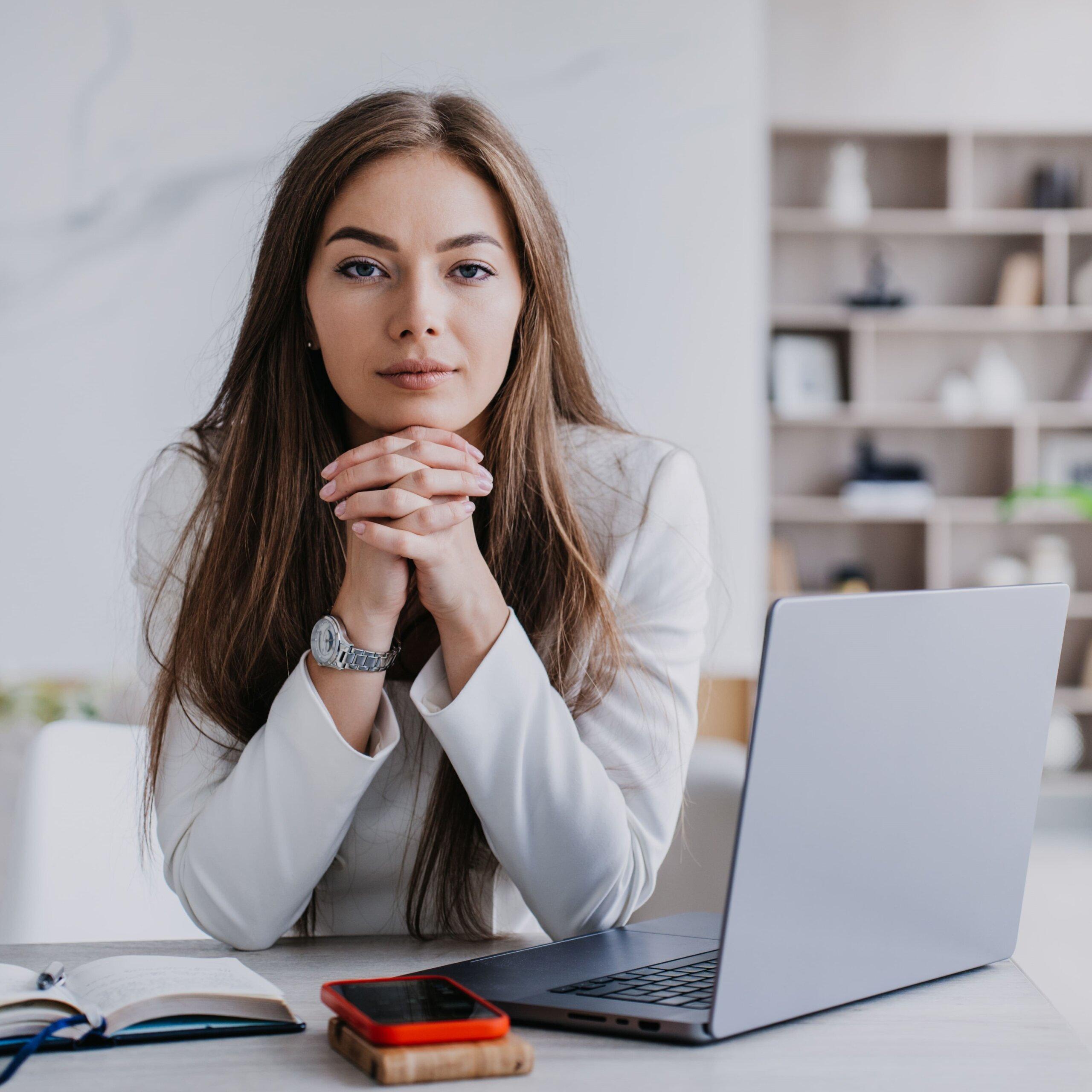 Salon and spa business owner using performance dashboards