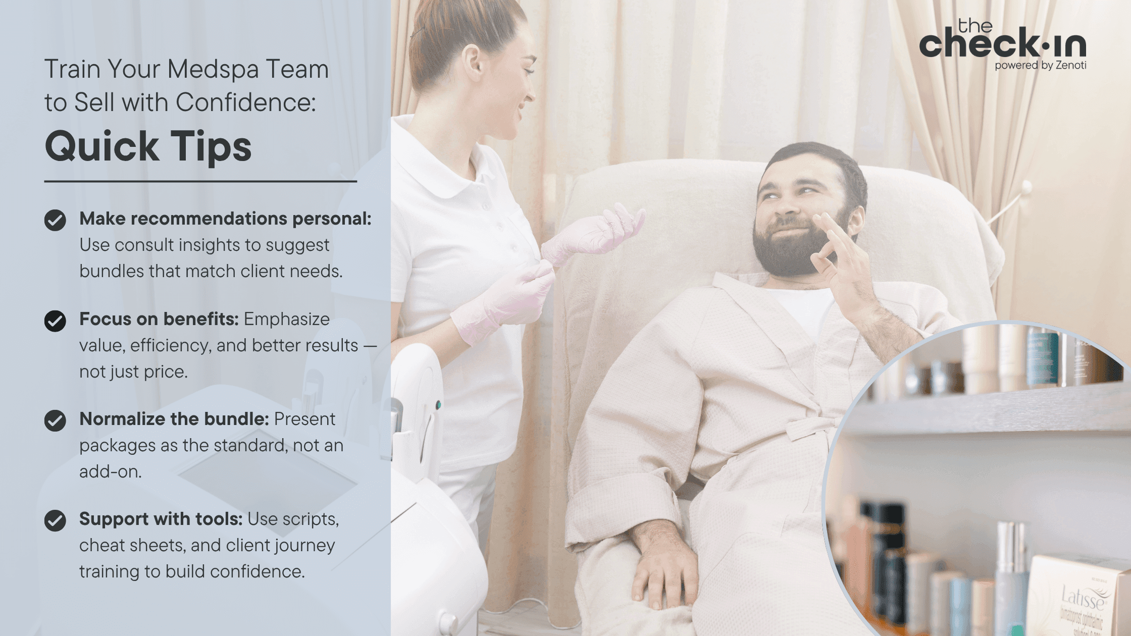 Train Your Medspa Team to Sell with Confidence - quick tips