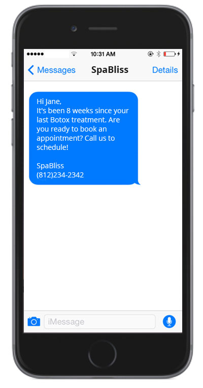 Send appointment reminders with a simple text message.
