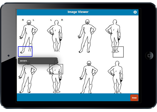 Screenshot showing annotation of images and store notes