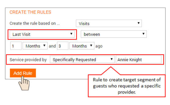 Create a Target Segment of Guests