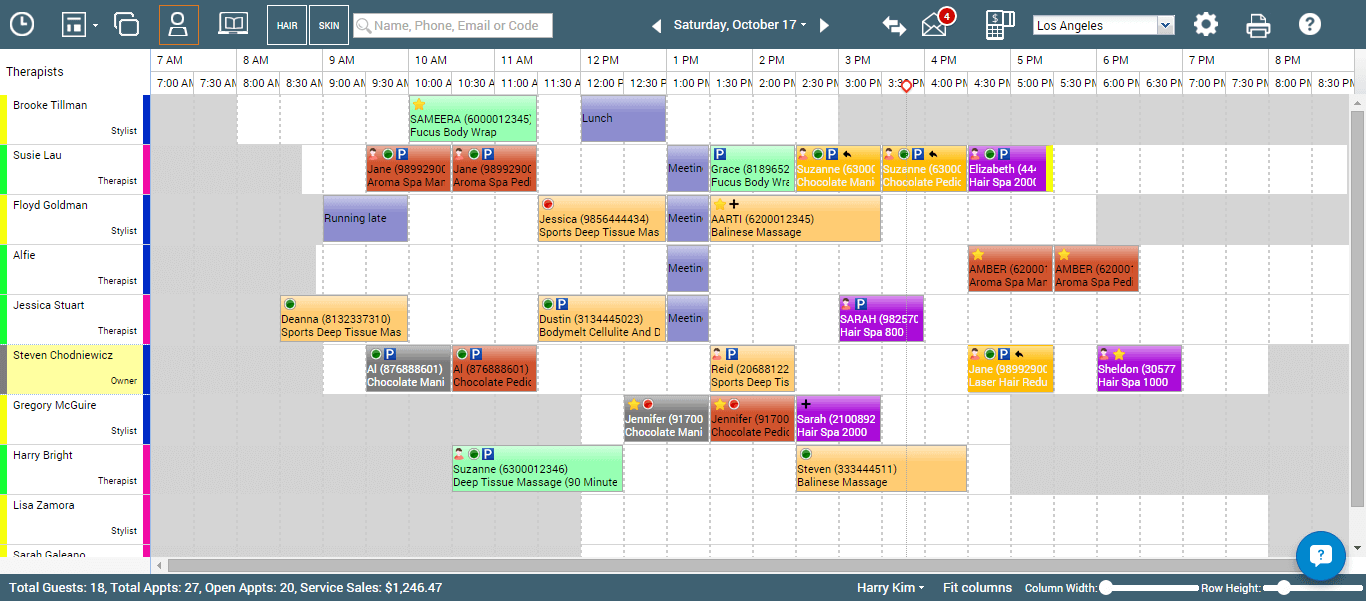 Custom colors for appointments