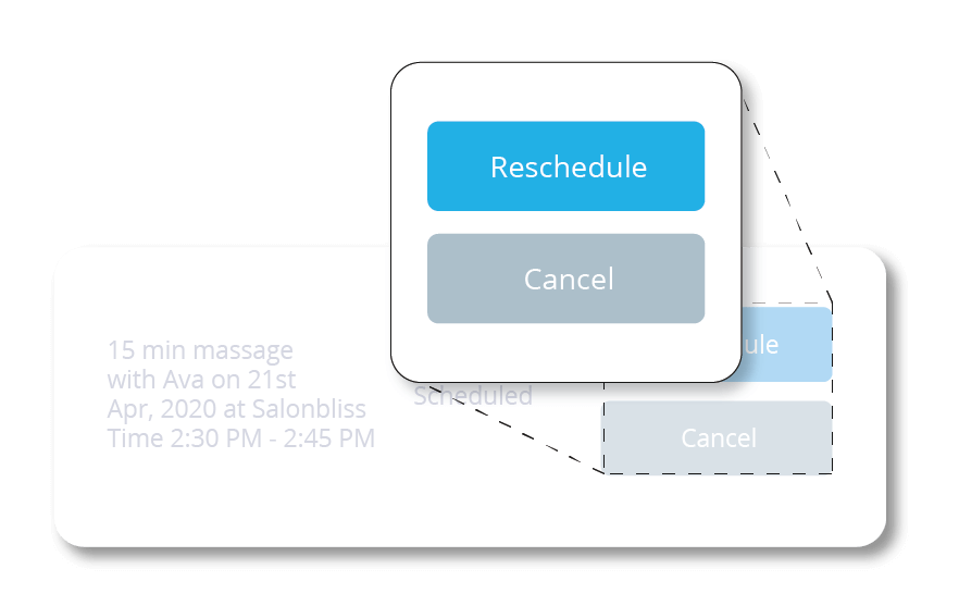 Enabling guests to reschedule appointments